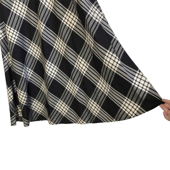 Vintage 90’s Ralph Lauren Plaid Wool Maxi Skirt - Picture 6 of 14
